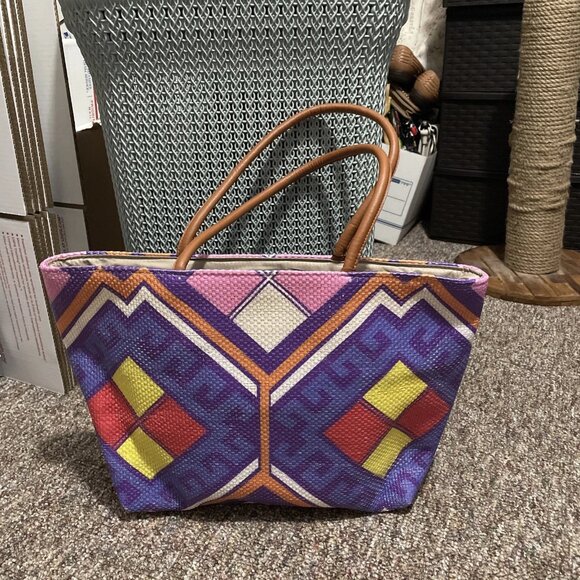 MMS Design Studio Diamond Days Shoulder Purse, Multi-Colored - NWT - Picture 3 of 8